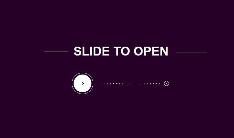 How to Build Jquery Slide to Unlock CSS Animation