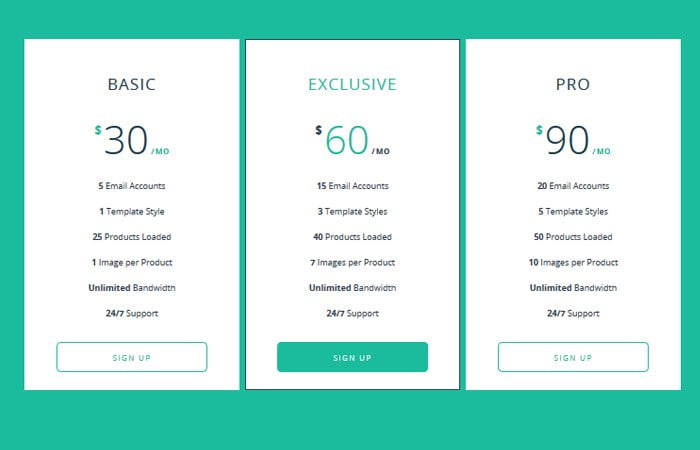 Responsive-Flip-Pricing-Table