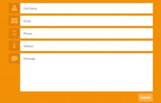 Simple HTML5 Contact Form