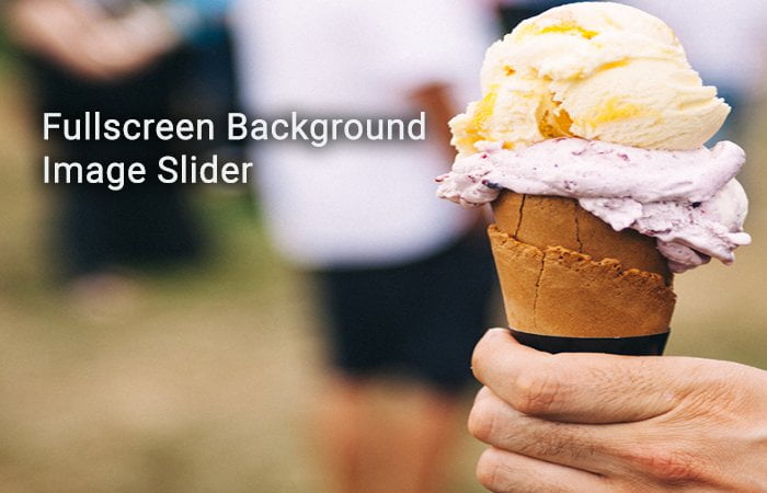 Fullscreen Background Image Slider with CSS
