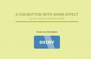 CSS Glow Button Hover Effect