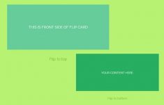 Verticle Flip Aimation With CSS