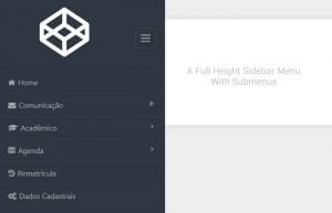 How to Build Fixed Full height CSS Sidebar Menu with Submenu