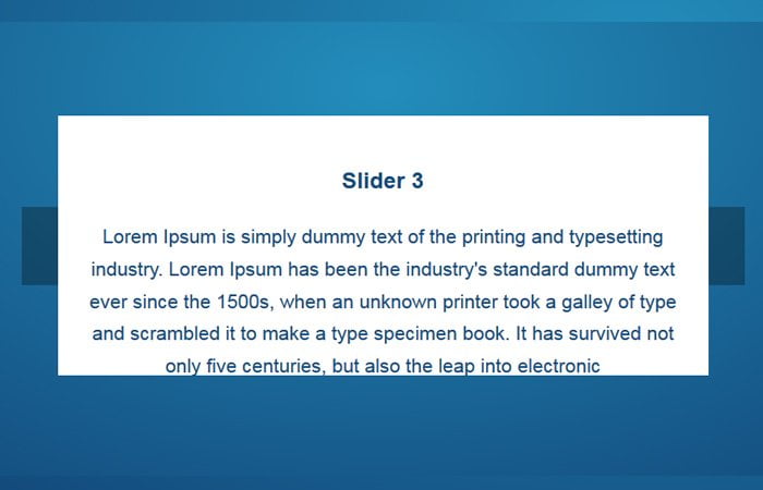 Pure CSS Content Slider without Javascript