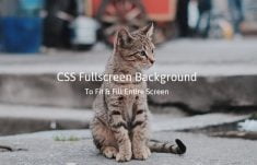 How to Make Responsive Fullscreen Background Images