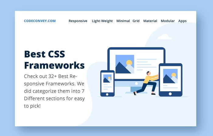 html css presentation framework