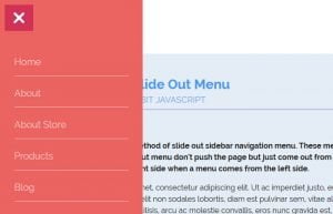 Create Responsive Side Navigation Menu