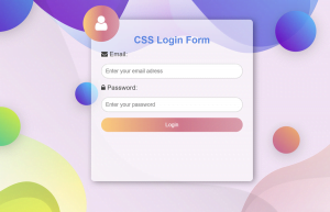 Stylish Login Page in HTML with CSS Code