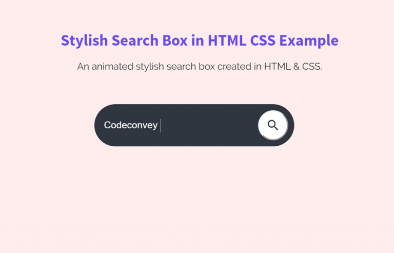 search code html css