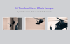 3D Thumbnail Hover Effects in Pure CSS