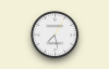 Analog Clock in CSS with Date and Time