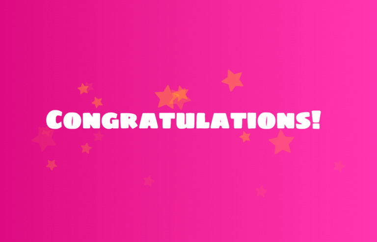 Congratulations Animation using CSS