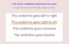 CSS Link Hover Underline Animation