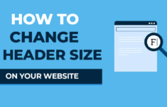 How to Change Size of Header in CSS