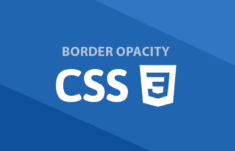 CSS Border Opacity